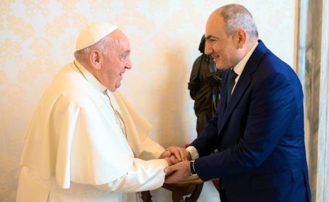 Armenian Prime Minister Nikol Pashinyan Meets Pope Francis