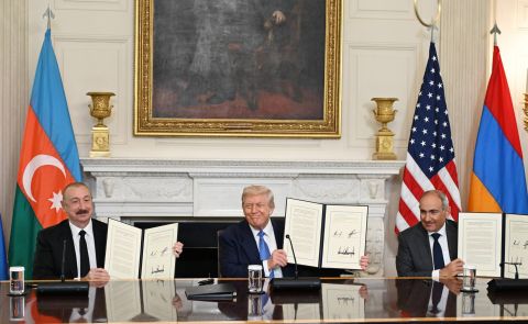 Armenia and Azerbaijan Initial Peace Agreement in Washington