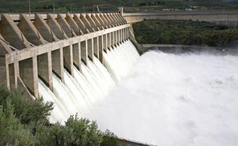 Proteste gegen den Bau des Wasserkraftwerks Namakhvani in Georgien